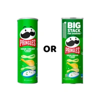 Pringles Sour Cream & Onion Potato Chips - 134 g 141 g