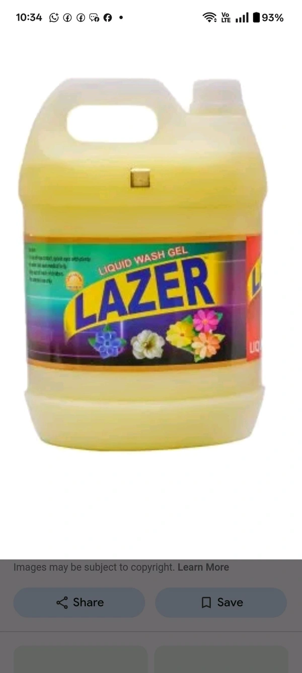 Lazer Hand Wash 5 Ltr