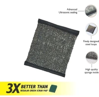 Black Foam Scrubber 3 In 1