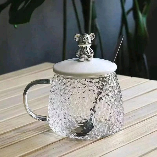 Glass Mug With Lid