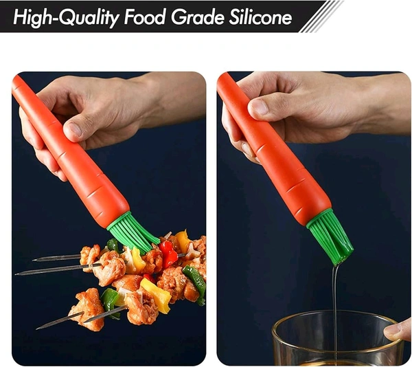 Carrot Silicon Brush
