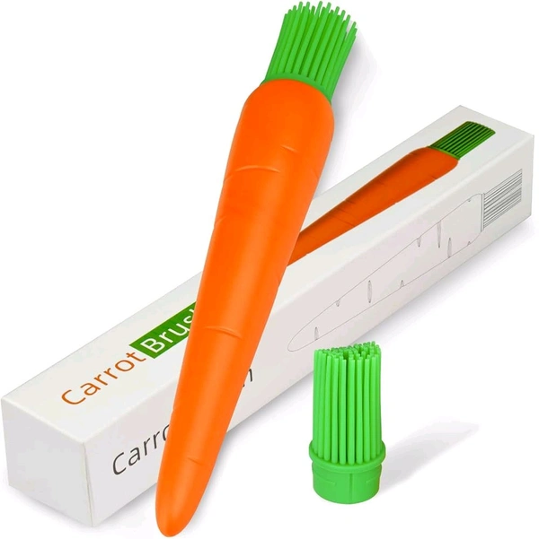 Carrot Silicon Brush