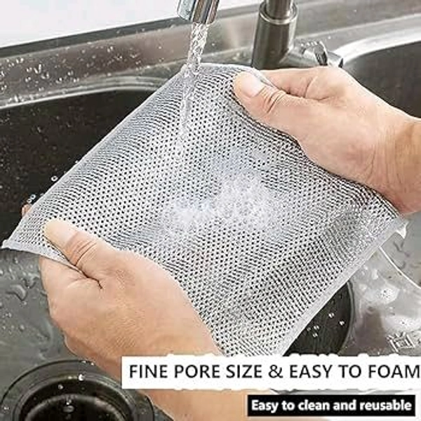 Silver Cloth Scrub