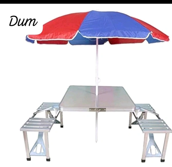 Alluminium Table Chair Umbrella 