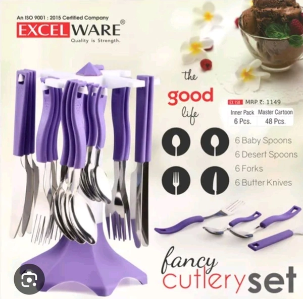 Steel Spoon Cutlery Set