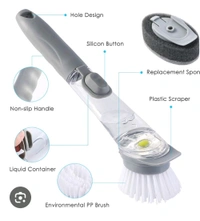 2 In 1 Cleaning Sink Brush