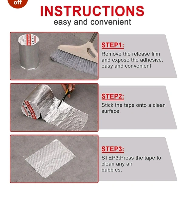 Siver water Waterproof Tape