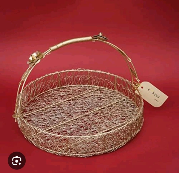 Metal Kanha Ji  Basket