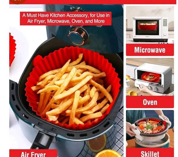 Silicon Air Fryer Bowl