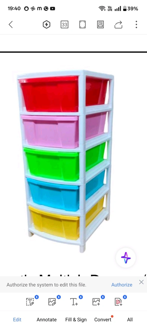 Multipurpose Drawer 5 In1