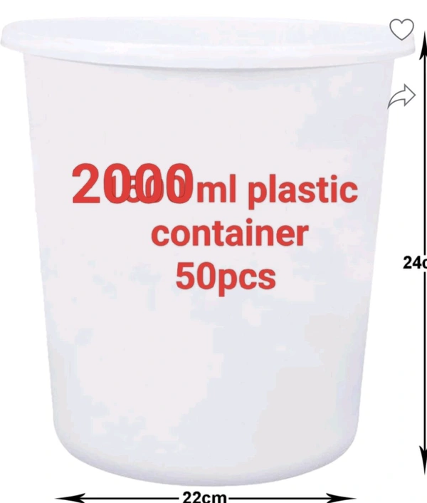 2000 Ml Plastic Container 