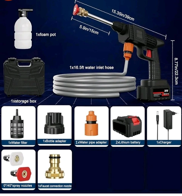 High Pressure Water Gun Wireless