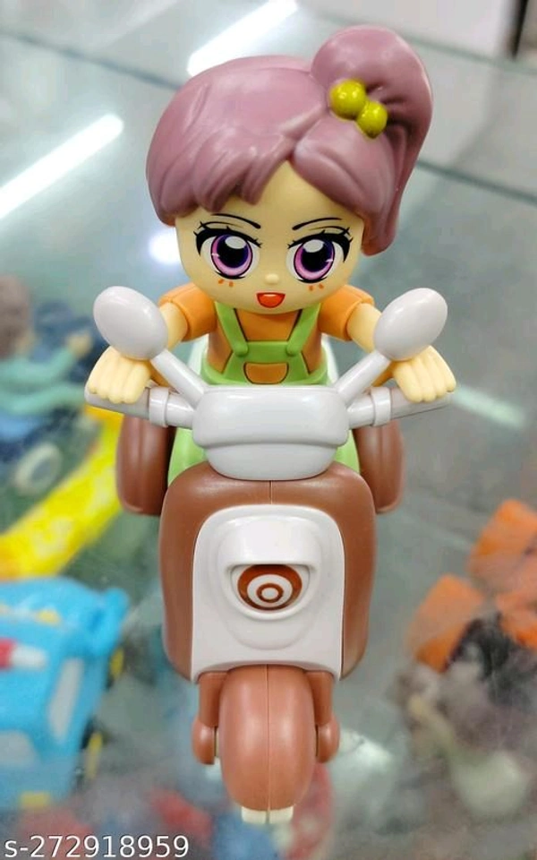 Scooter With Cute Girl