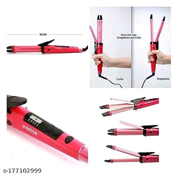 Newnova 2 In 1 Hair Straight & Curl
