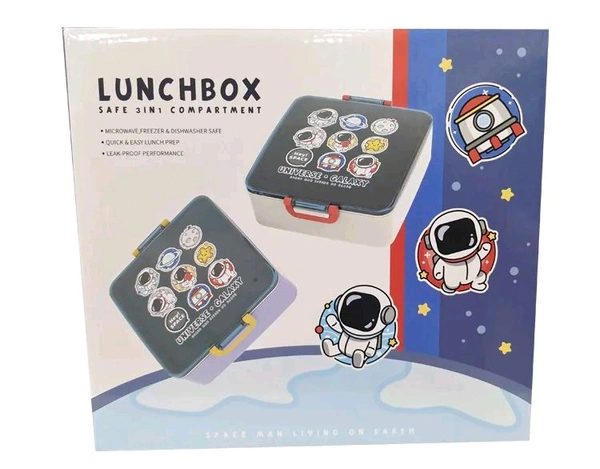 Lunch Box Safe 3 In 1 Compartment