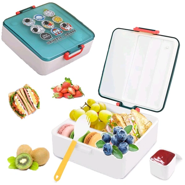 Lunch Box Safe 3 In 1 Compartment