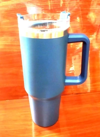 Tumbler Stainless With Strow 