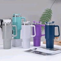 Tumbler Stainless With Strow 