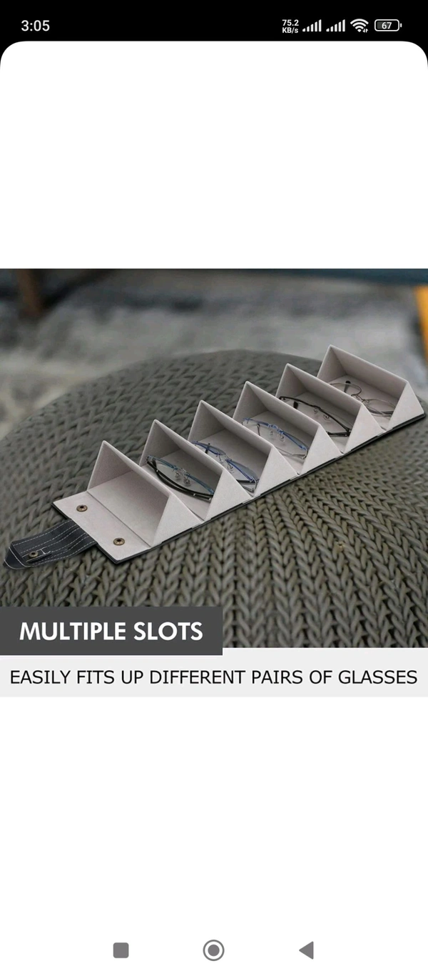 Sunglasses Multipurpose Vanity Box