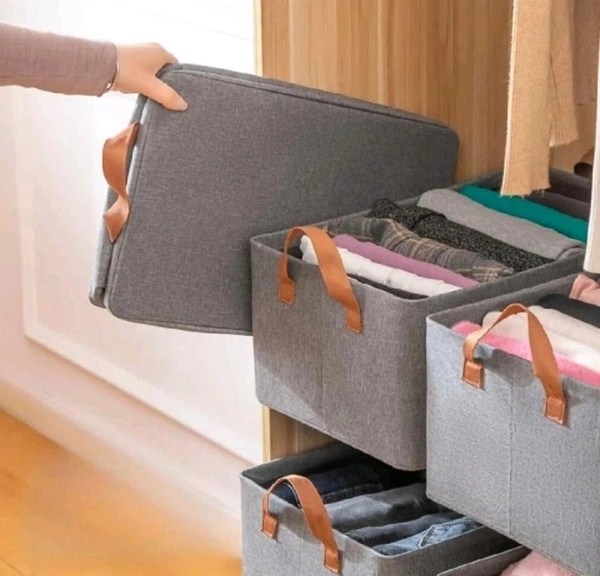 Storage Bax 26 LTR Fabric Foldable Steel