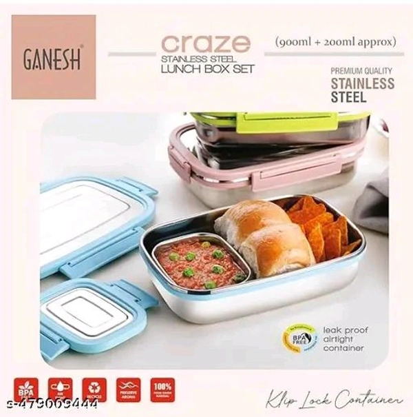 Lunch Box Stainless Steel 