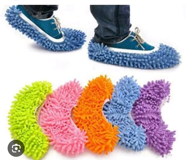Microfiber Duster Mop Cleaner Slippers