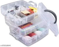 Jewelry Organizar Box 3 Layer 18 Grid Adjustable