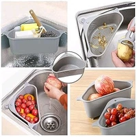 Corner Kitchen Sink Strainer Basket
