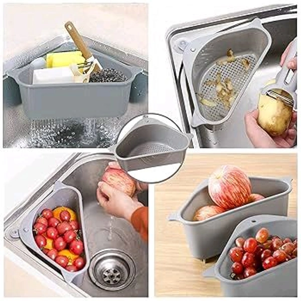 Corner Kitchen Sink Strainer Basket