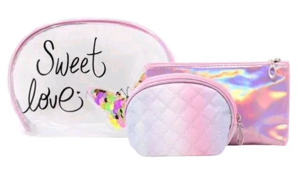 Makeup Pouch 3 Pcs Set