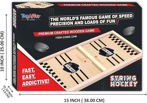 Wooden Game String Hockey