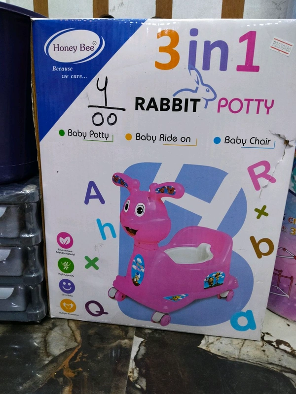 3 In 1 Rabbit Potty Set