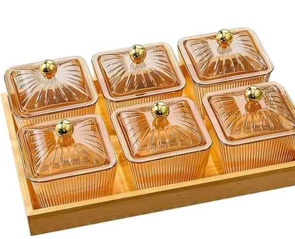 6 Pc Dry Fruit Tray
