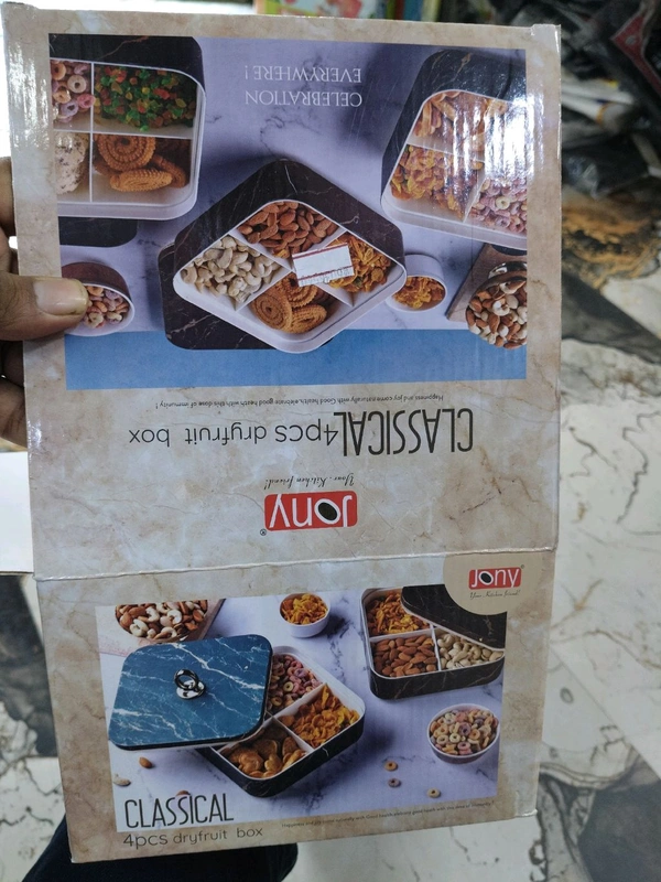 jony Dry Fruit Tray Plastic Air Tight