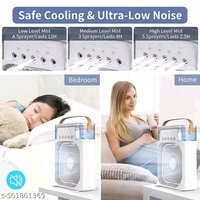 Multifunctional Mini USB LED Music Fan with Bluetooth Speaker & RGB Lights