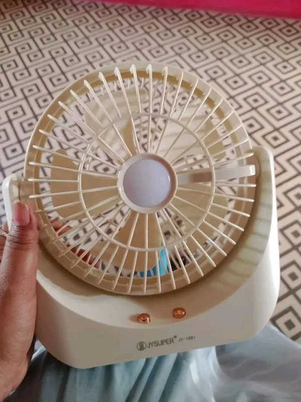 Portable USB Mini Table Fan – Peach Pink
