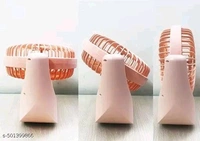 Portable USB Mini Table Fan – Peach Pink
