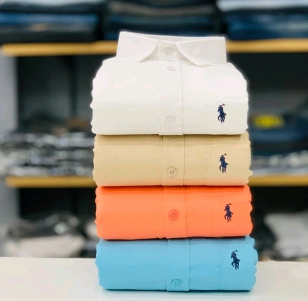 RL POLO Plain Shirt ( Combo Of 4pcs ) - XXL