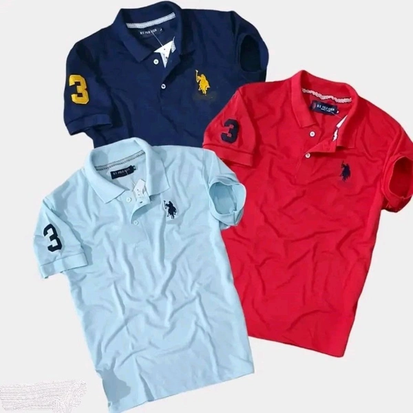 Cotton Matty T-shirt 3 Piece Combo  - L