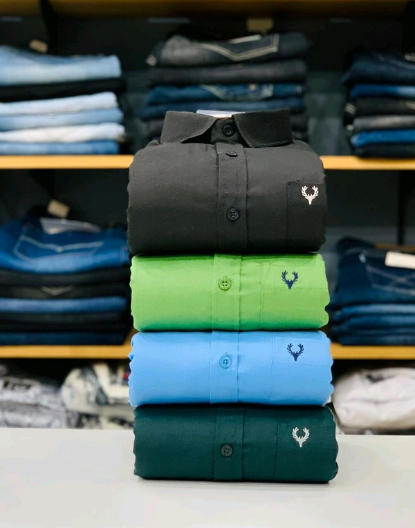 Cotton Shirt 4 Piece Combo  - L