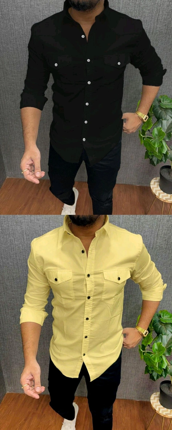 Zara Cotton Shirt 2 Piece Combo  - XL