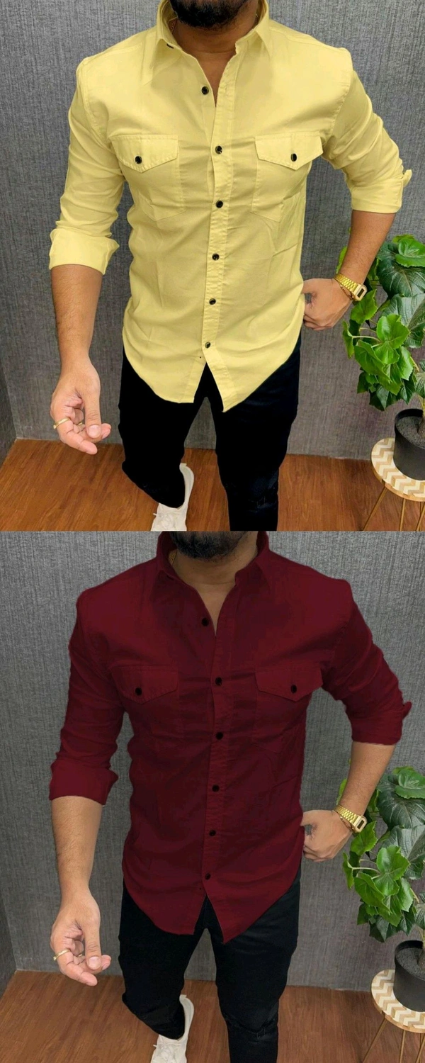 Zara Cotton Shirt 2 Piece Combo  - XL