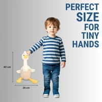 Soft Duck Plush Toy | 40 cm Cute Stuffed Animal for Kids | Adorable Bird Plush for Gifting, Nursery Decor & Playtime Fun - 40 CM, Derby