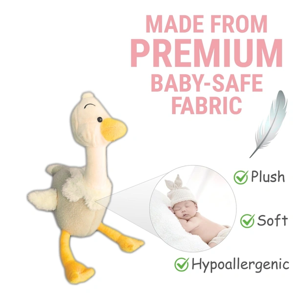 Soft Duck Plush Toy | 40 cm Cute Stuffed Animal for Kids | Adorable Bird Plush for Gifting, Nursery Decor & Playtime Fun - 40 CM, Derby