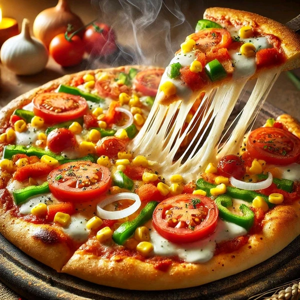 Mix Veg Spicy Pizza - Medium
