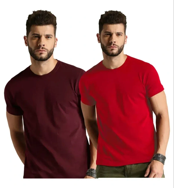 Men's Round Neck 100% COTTON BIOWASH 160GSM - All Size, All Color