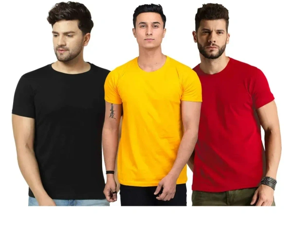 Men's Round Neck 100% COTTON BIOWASH 160GSM - All Size, All Color