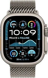 Apple watch ultra 2 Clone [Full Copy Of ultra 2 with metal body and full IOS Software with gps service and Apple Support access] AT just 3499/- - silver