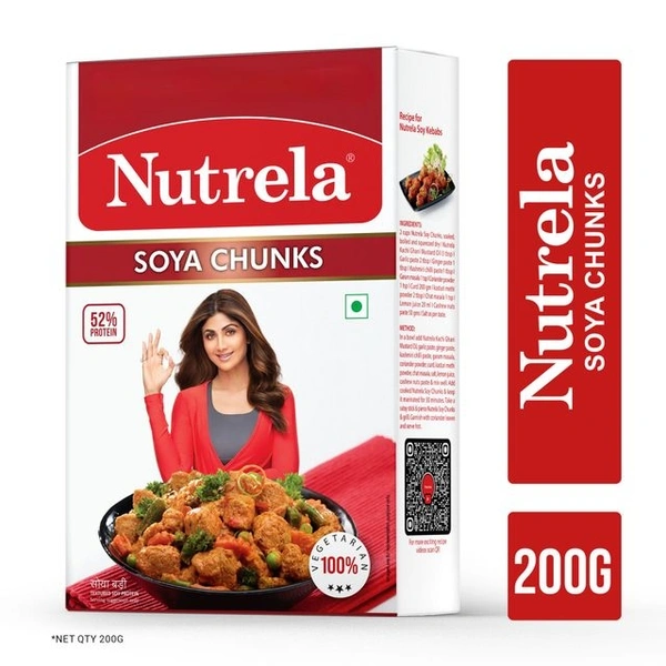 Nutrela Soya Chunks (Nutri) 200 gm
