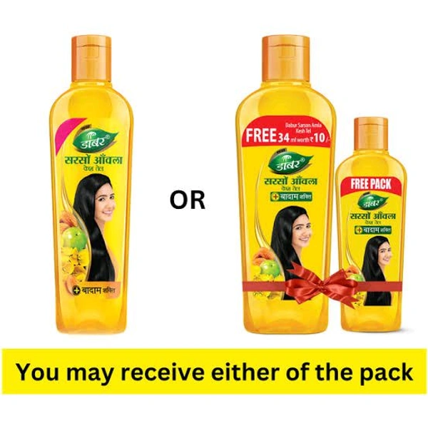 Dabur Sarso Amla Oi 175 ml with FREE 34 ml Bottle